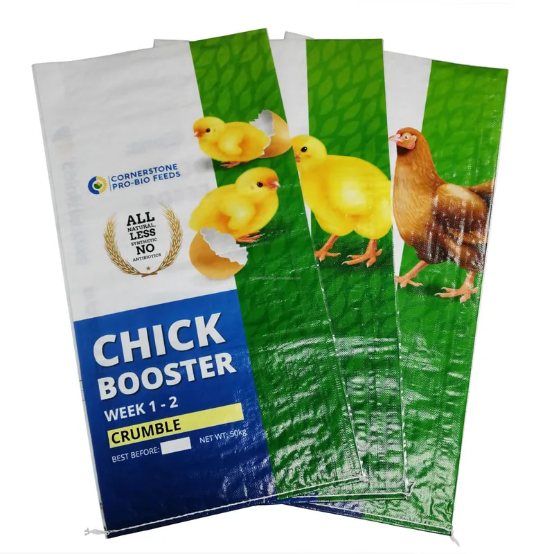 Printed animal feed bag produced by UnisunPack for export customers