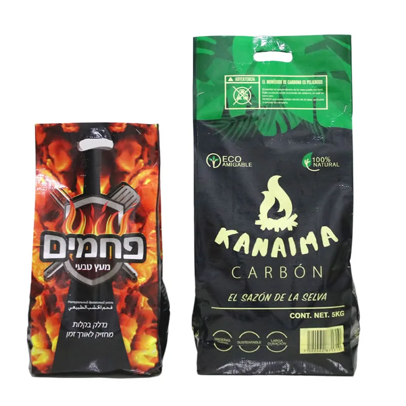 Charcoal bag produced by UnisunPack for export customers