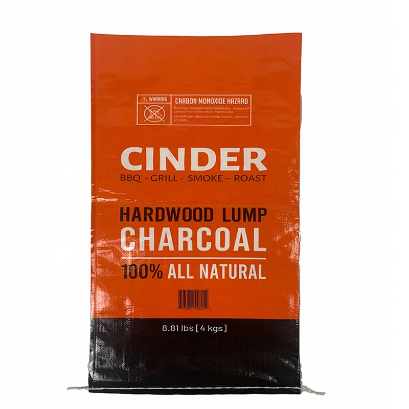 Charcoal bag produced by UnisunPack for export customers