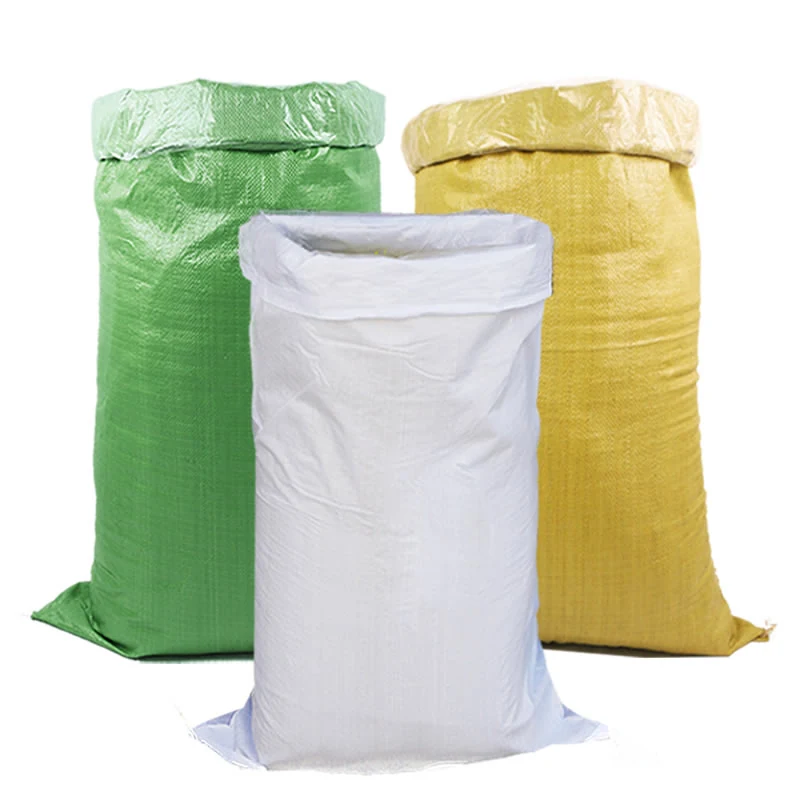 Custom printed construction material bags produced by UnisunPack for export customers