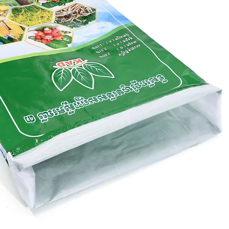 Custom printed fertiliser bags produced by UnisunPack for export customers