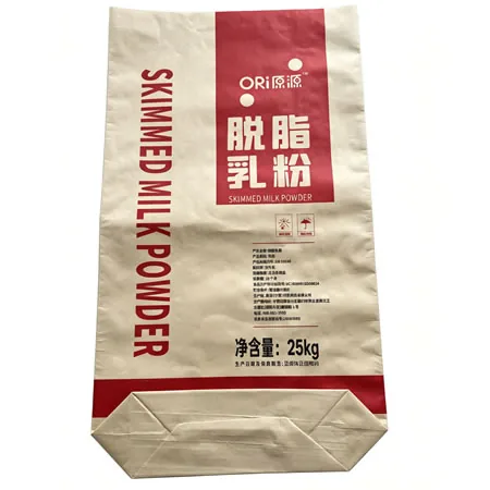 Multi-layer kraft paper bag with barrier liner for milk powder